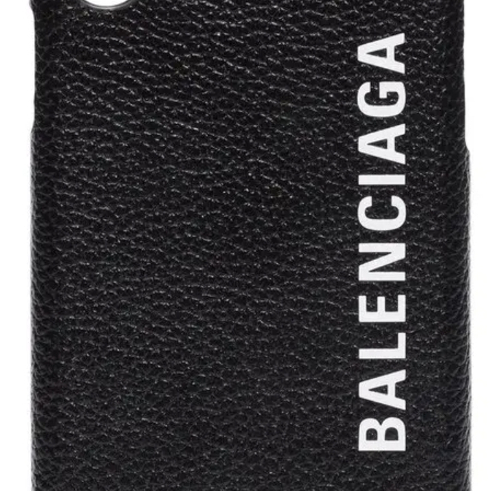 Balenciaga Textured Black Phone Case BRAND NEW